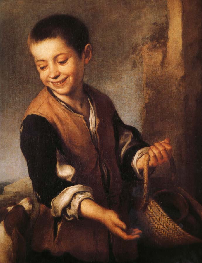 Bartolome Esteban Murillo Juvenile and Dogs